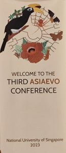 AsiaEvo conference signpost